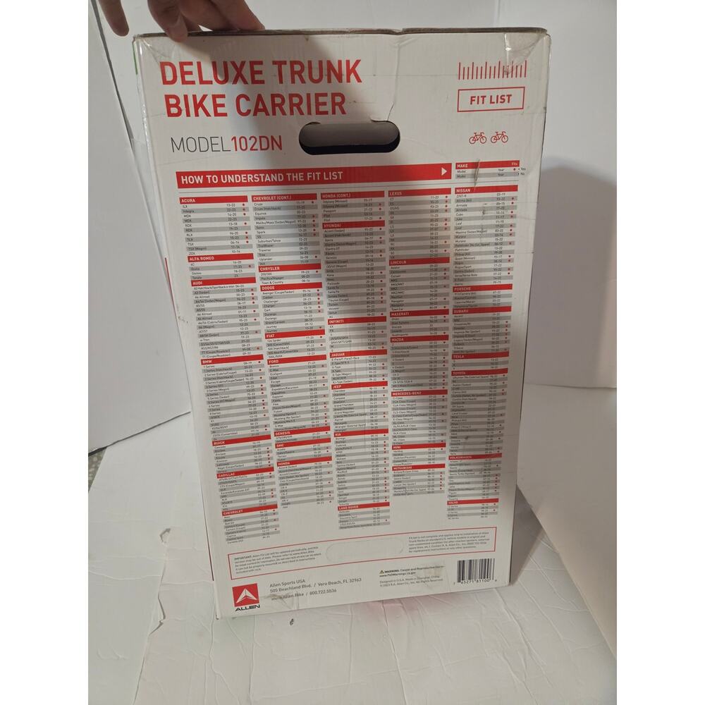 Allen Deluxe 2-Bike Rack (Used Once!) - Picture 4 of 6